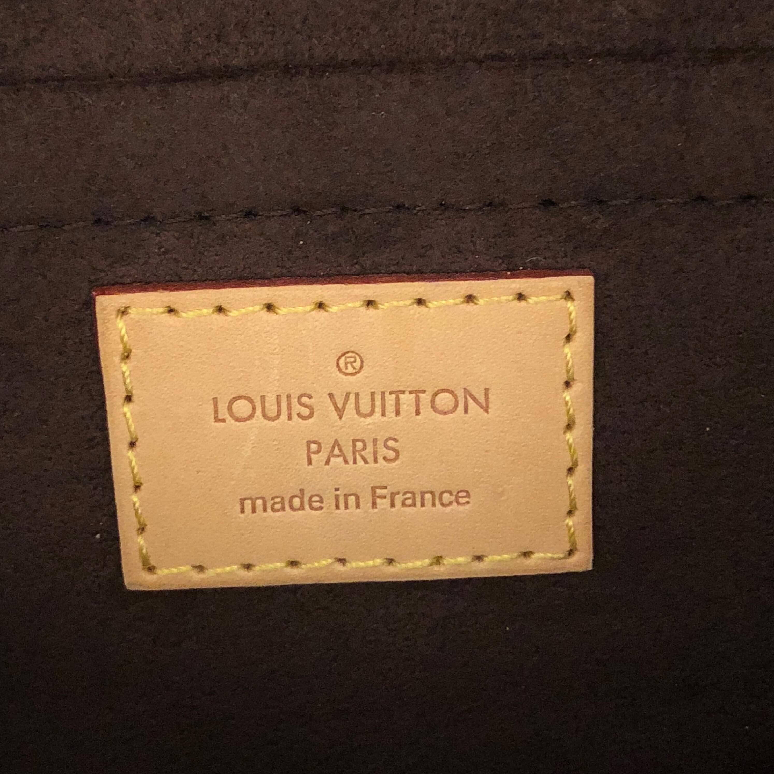 Louis Vuitton Lock It Blurry Monogram Brown in Coated Canvas